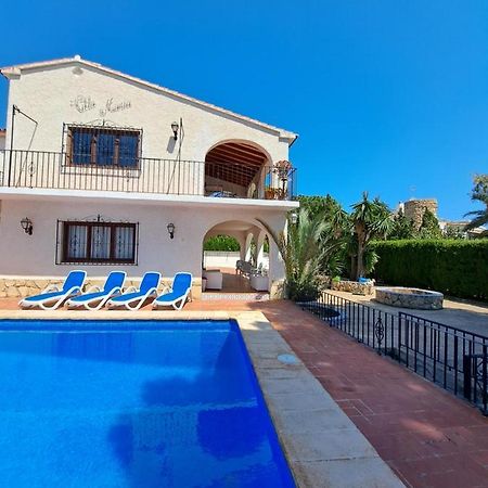 Villa Maria Apartamento 150 M Del Mar Piscina Privada Parking Calpe Exterior foto